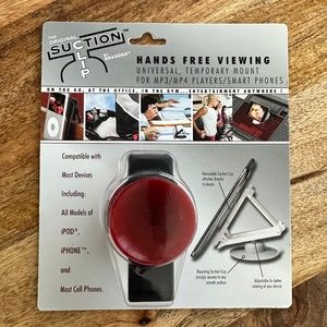 "Hands-Free on the Go: The Dual Suction Cup Cell Phone Mount with Hidden Stand"